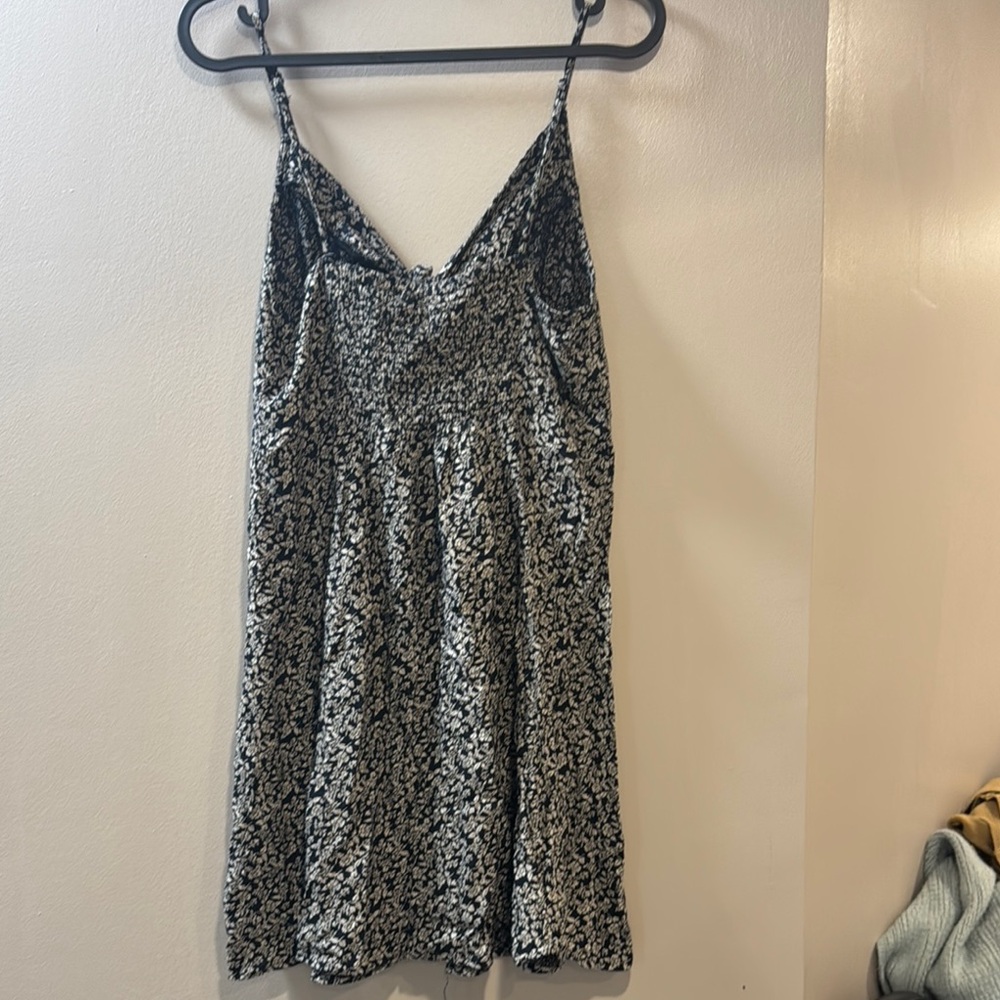 American Eagle By Payless Black and White Strapless Dress